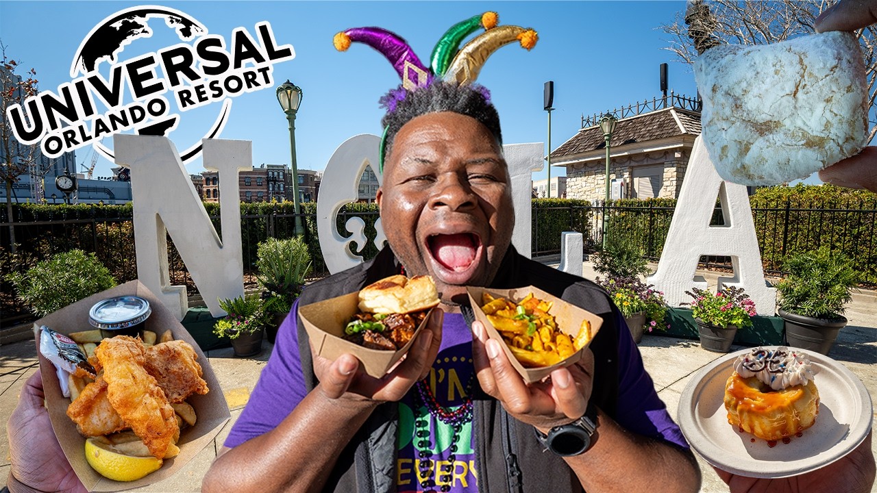 Universal Orlando Mardi Gras BEST NEW FOOD 2026 ⚜️