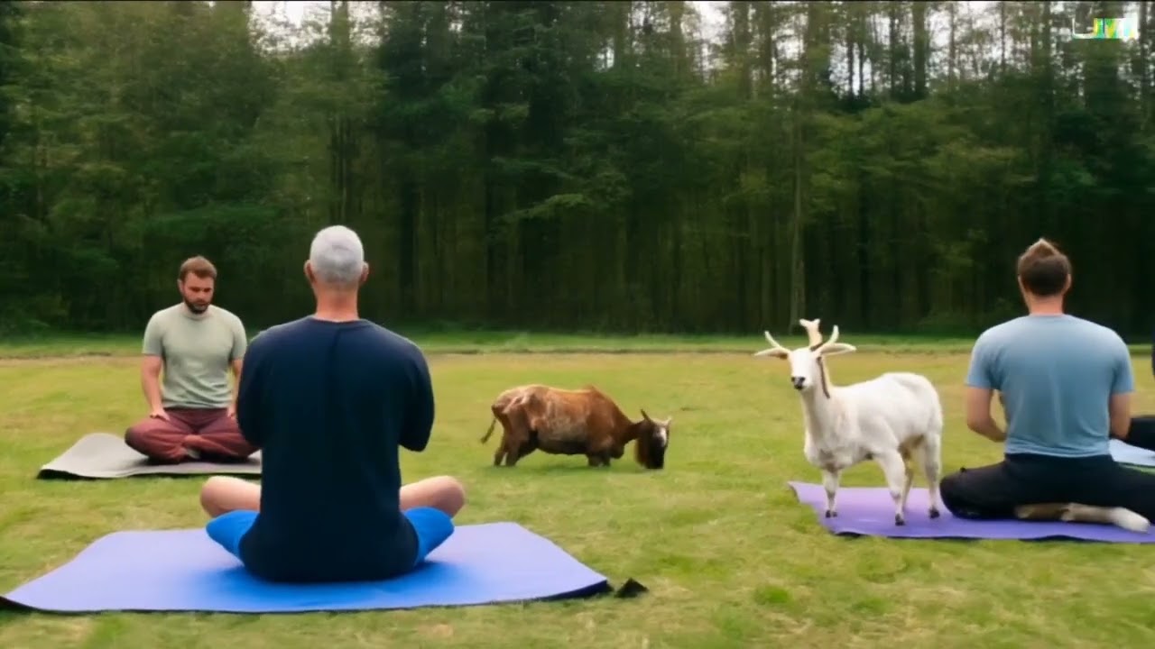 Goat Yoga - AI video - Deep Fake - Luma - Dream Machine