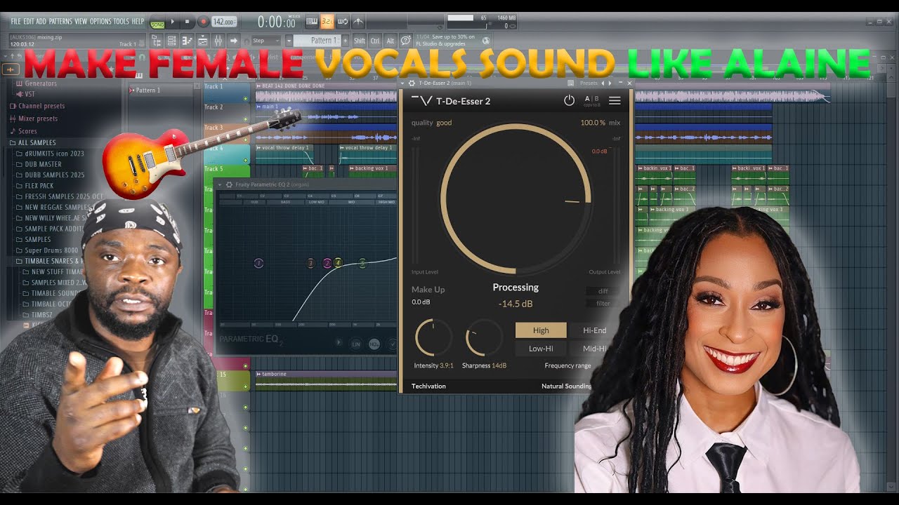 HOW TO MIX  FEMALE REGGAE VOCALS