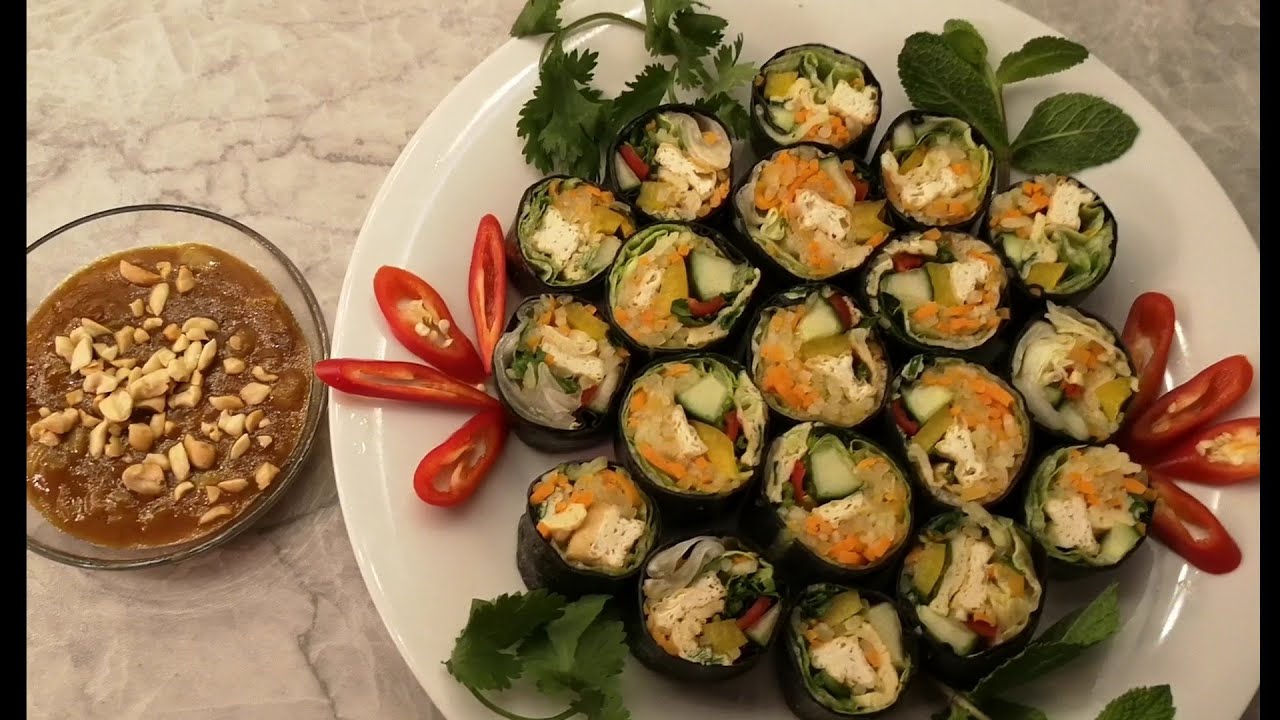 ✅👍👍👍 NGON NGON - Bò Bía Chay Kiểu Sushi | Văn Phi Thông |