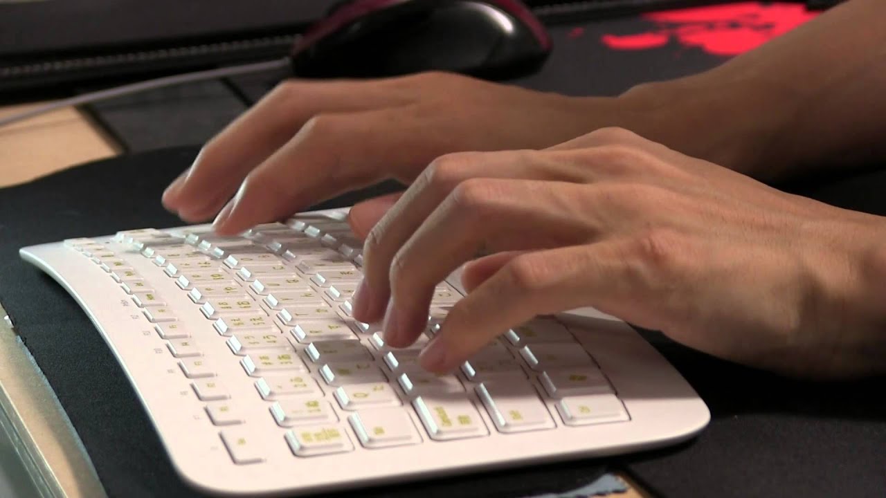 Microsoft Arc Keyboard Typing Sound [ASMR]