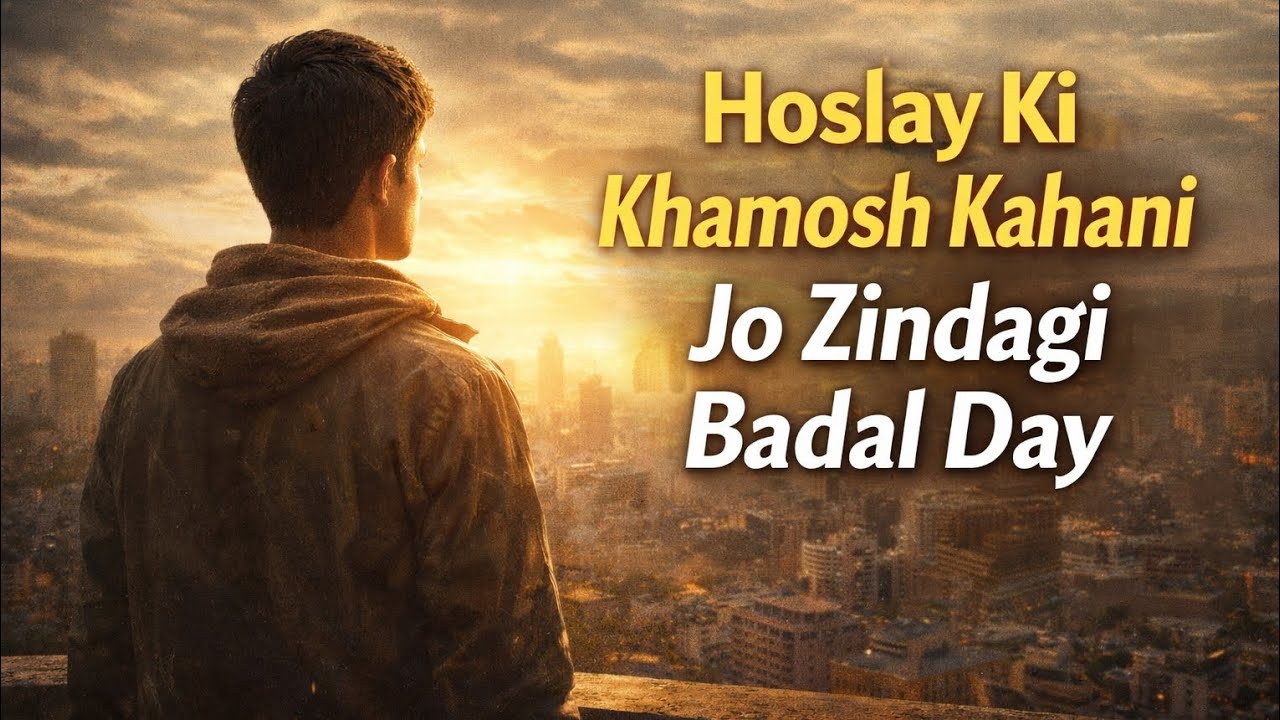 “Hoslay Ki Wo Kahani Jo Zindagi Badal Deti Hai”