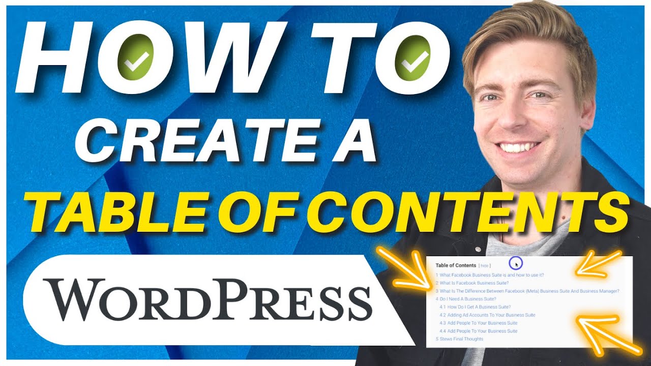How to Create a Table of Content for Wordpress (Important for SEO!)