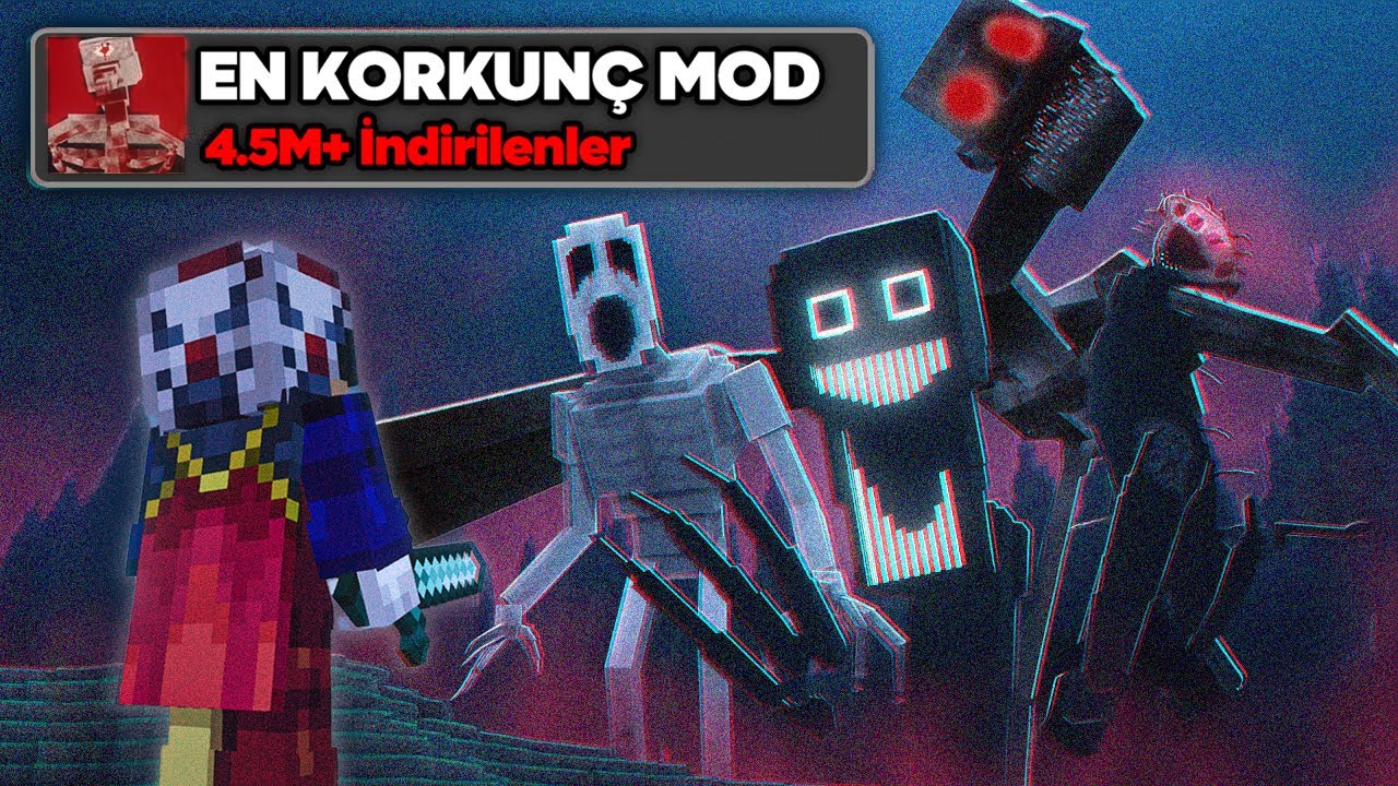 Minecraft'ta EN EFSANE KORKU MODLARINI Test Ettim...