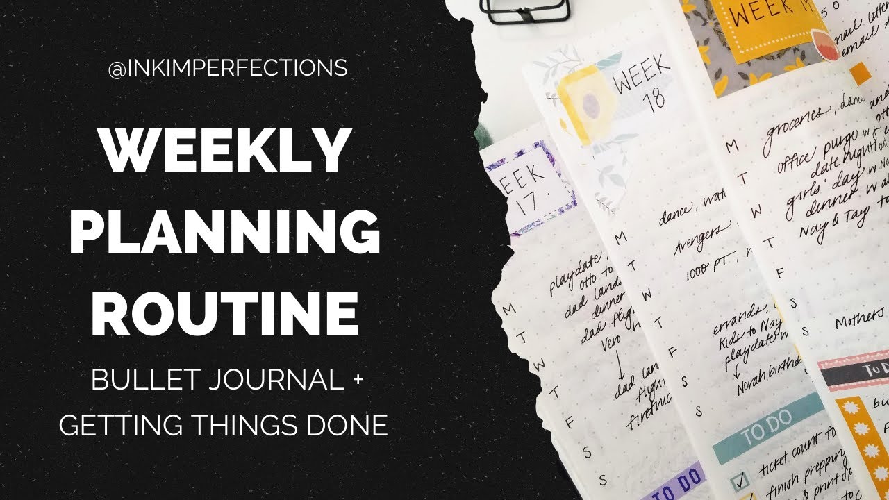How to Plan: Weekly Planning Process & Weekly Review - GTD