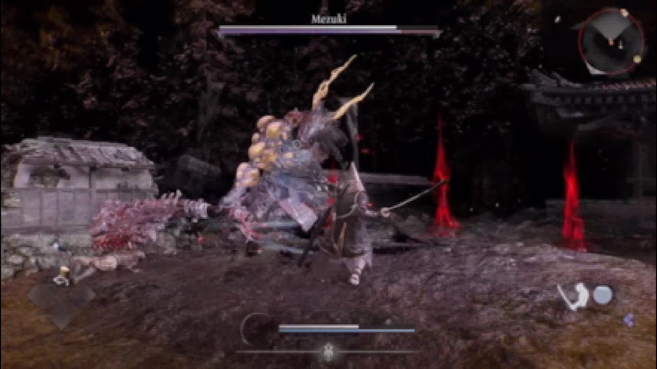 Mezuki boss fight Nioh 3 (DEMO) 