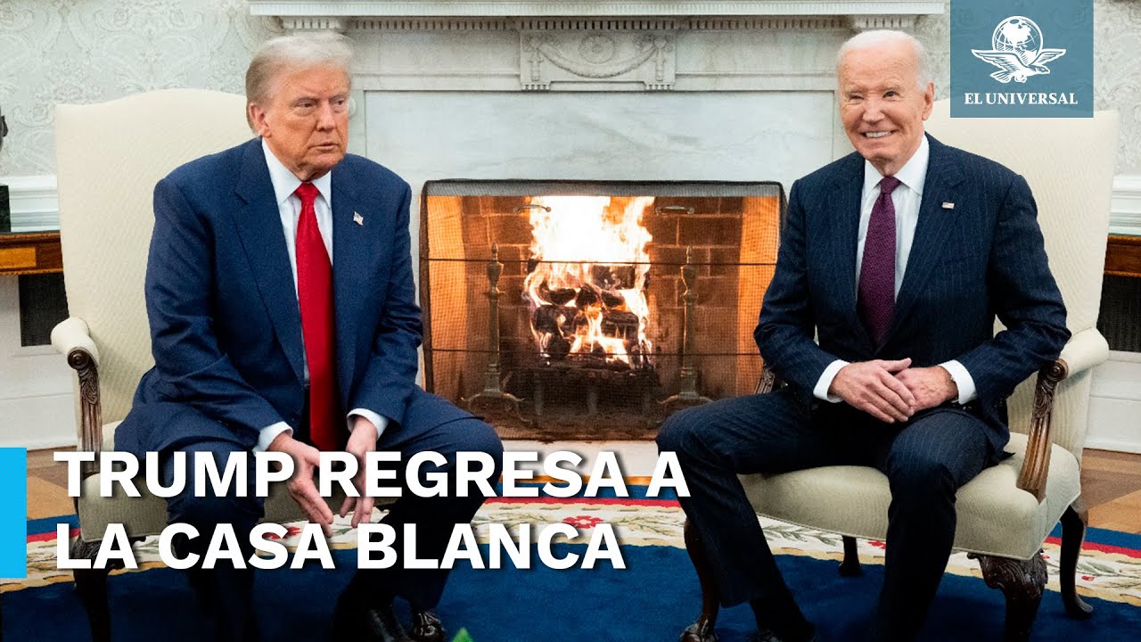 Así fue la reunión entre Trump y Joe Biden en la Casa Blanca