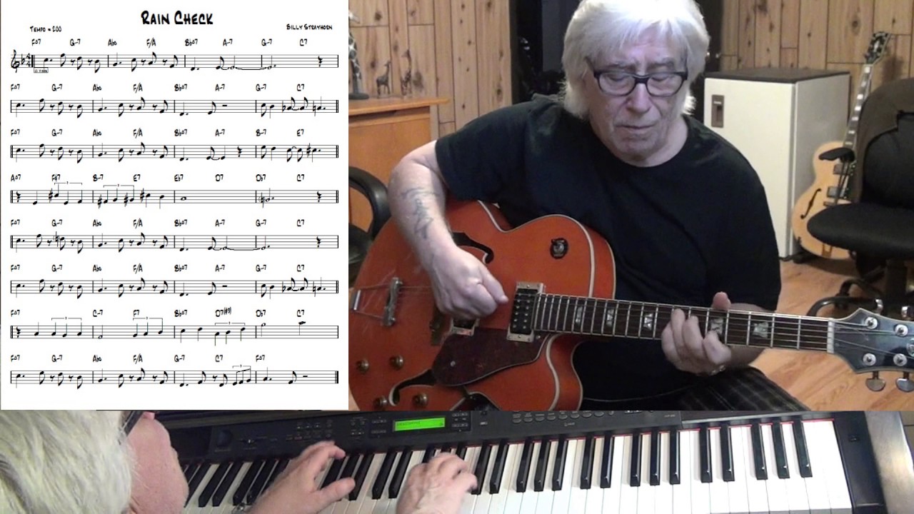 Rain Check - Jazz guitar & piano cover ( Billy Strayhorn )
