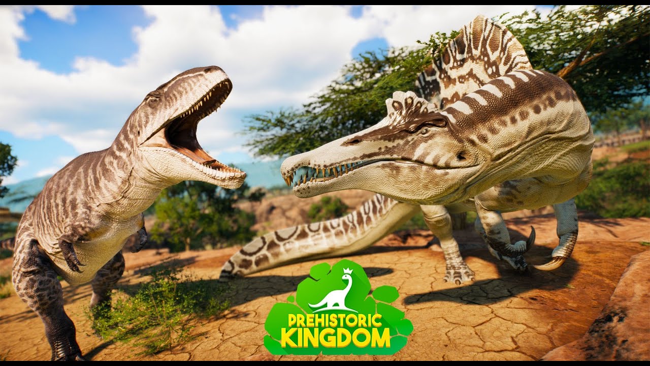 Spinosaurus and Carcharodontosaurus! | Prehistoric Kingdom Update Showcase