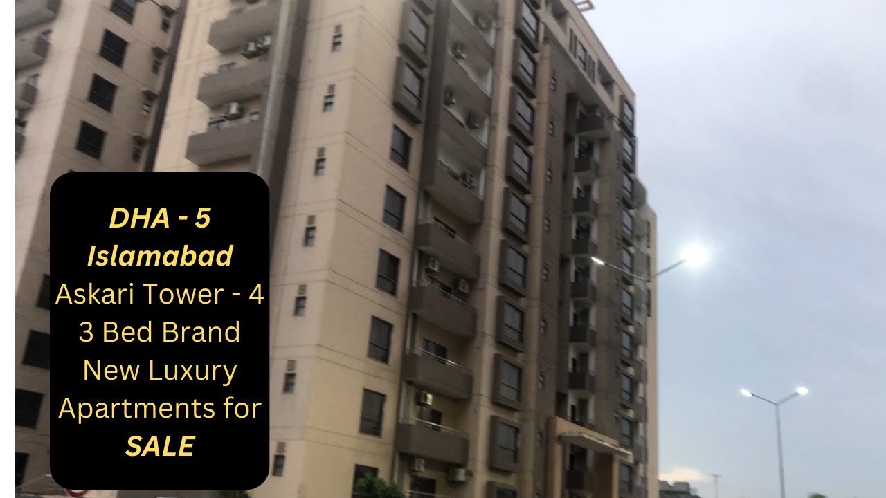 DHA 5 Islamabad, Askari Tower 4, New 3 Bed Luxury Apartment For Executive Living and Investment