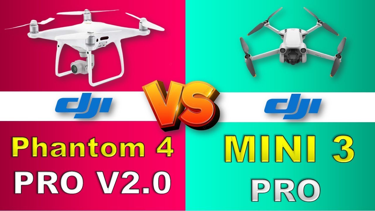 DJI PHANTOM 4 PRO V2.0 VS DJI MINI 3 PRO