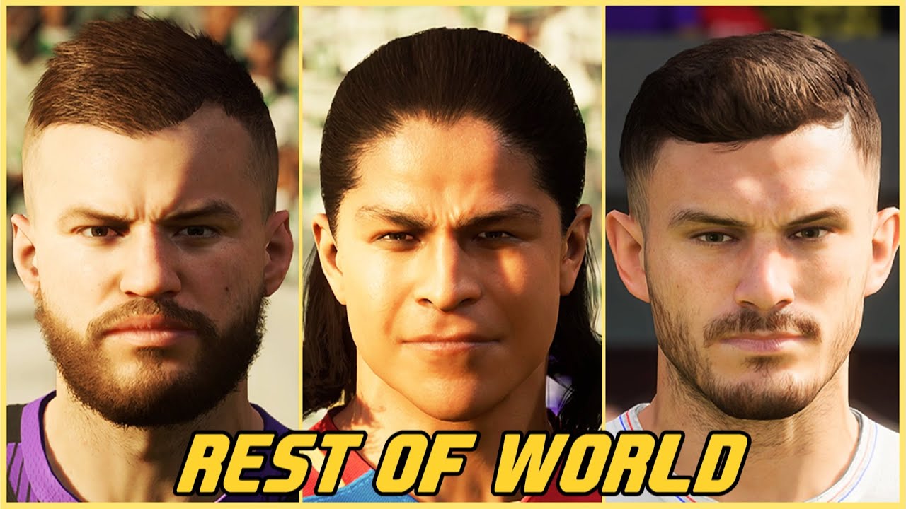 FIFA 23 - ALL REST OF WORLD PLAYERS WITH REAL FACES!