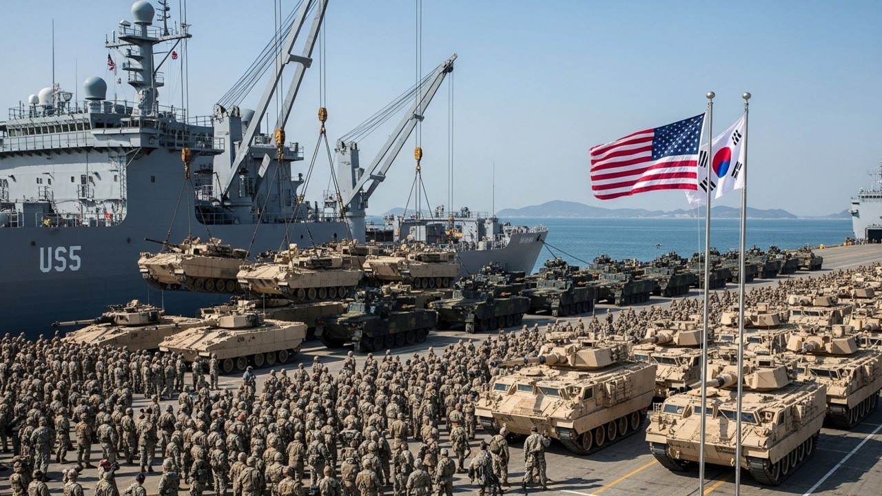 Military Port Operations: US and South Korea's Coordinated Deployment