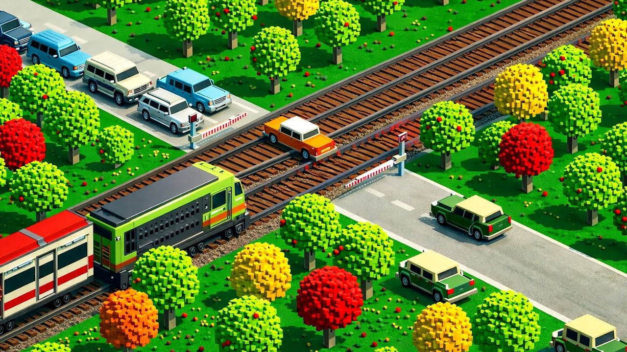 🚦 Traffic vs Train | Ultimate Crossing Simulator | Gameplay #87
