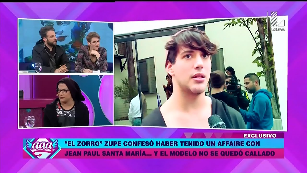 AMOR AMOR AMOR 25/07/16 EL 'ZORRO' CONFESÓ QUE TUVO UN AFFAIRE CON JEAN PAUL SANTAMARIA, PERO...