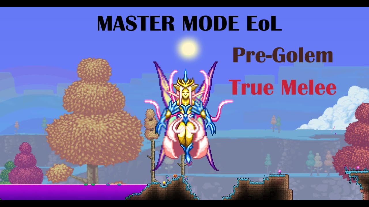 Daytime Master Mode Empress of Light Pre-Golem True Melee