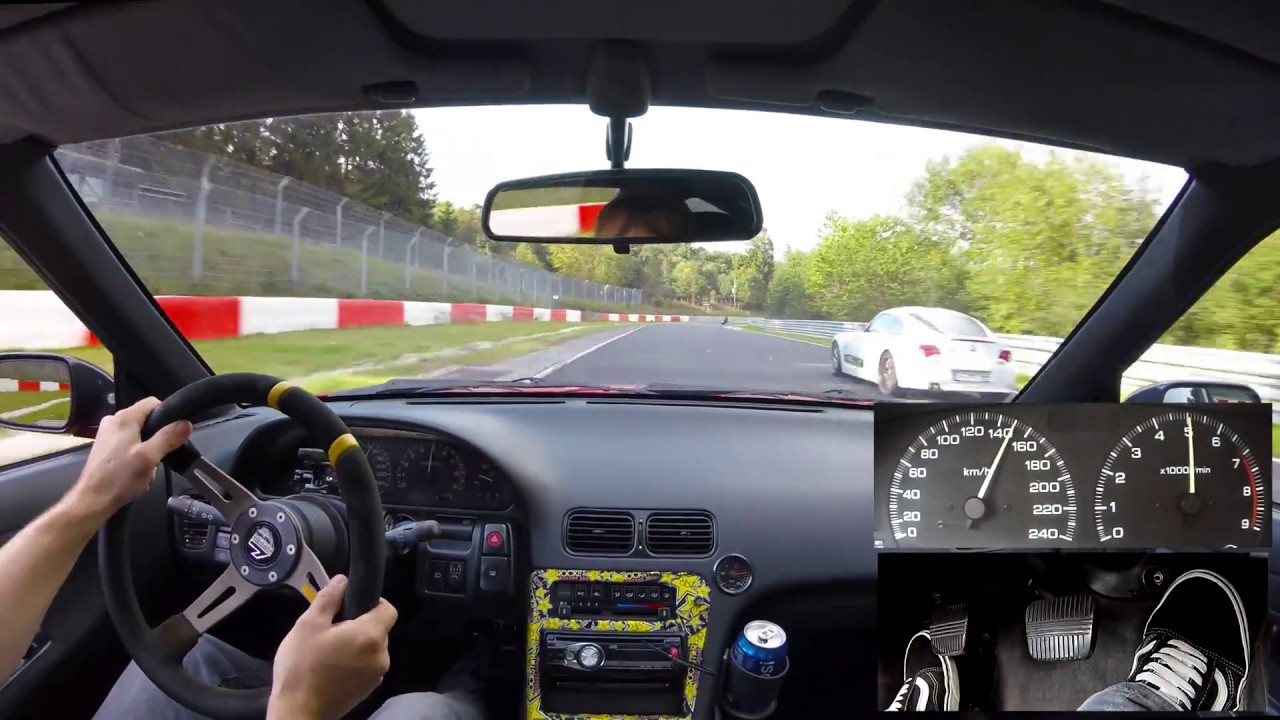 Nissan 200SX CA18DET S13 Nürburgring Nordschleife onboard footcam 21.08.2017 日産 ニュルブルク 4K