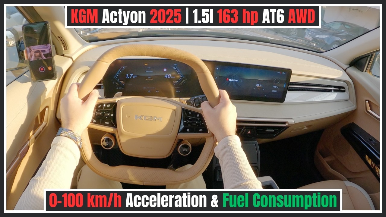 New KGM Actyon 2025: 0-100 Acceleration & Fuel Consumption