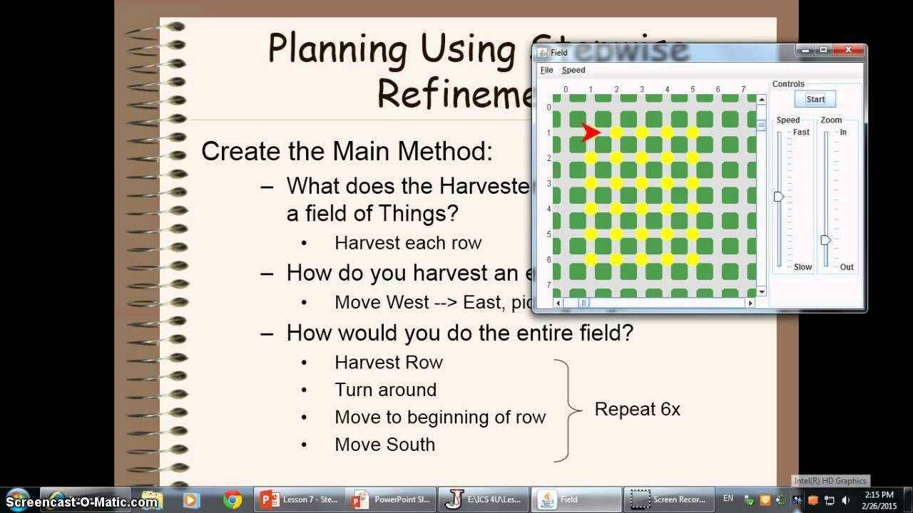 ICS4UO - Lesson 7 - Stepwise Refinement