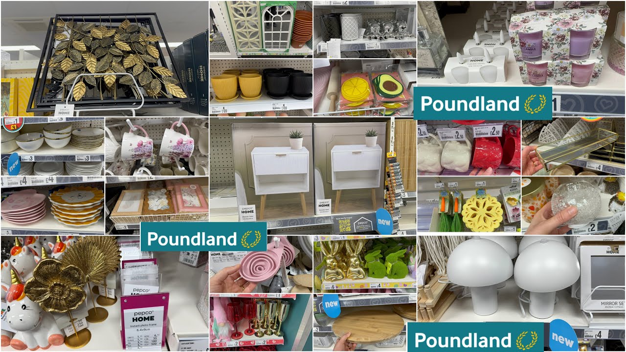 ♦️POUNDLAND♦️NEW HOME COLLECTION IN STORES😍KITCHEN/DINING ITEMS,EASTER ITEMS ,HOME DECOR♦️JANUARY 25