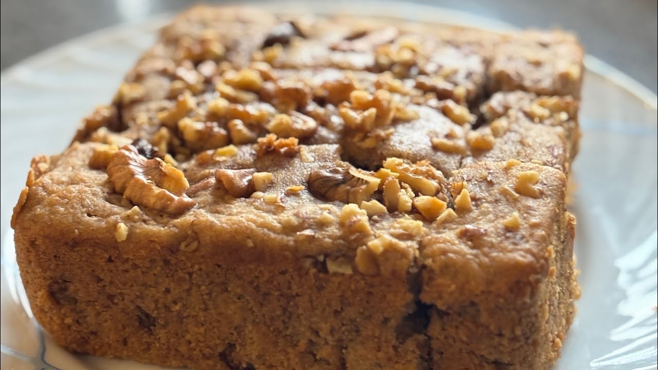 Banana Walnut Cake |Banana Bread | Valentine Special Recipe | Eggless Cakebread |No oven cake | Cake