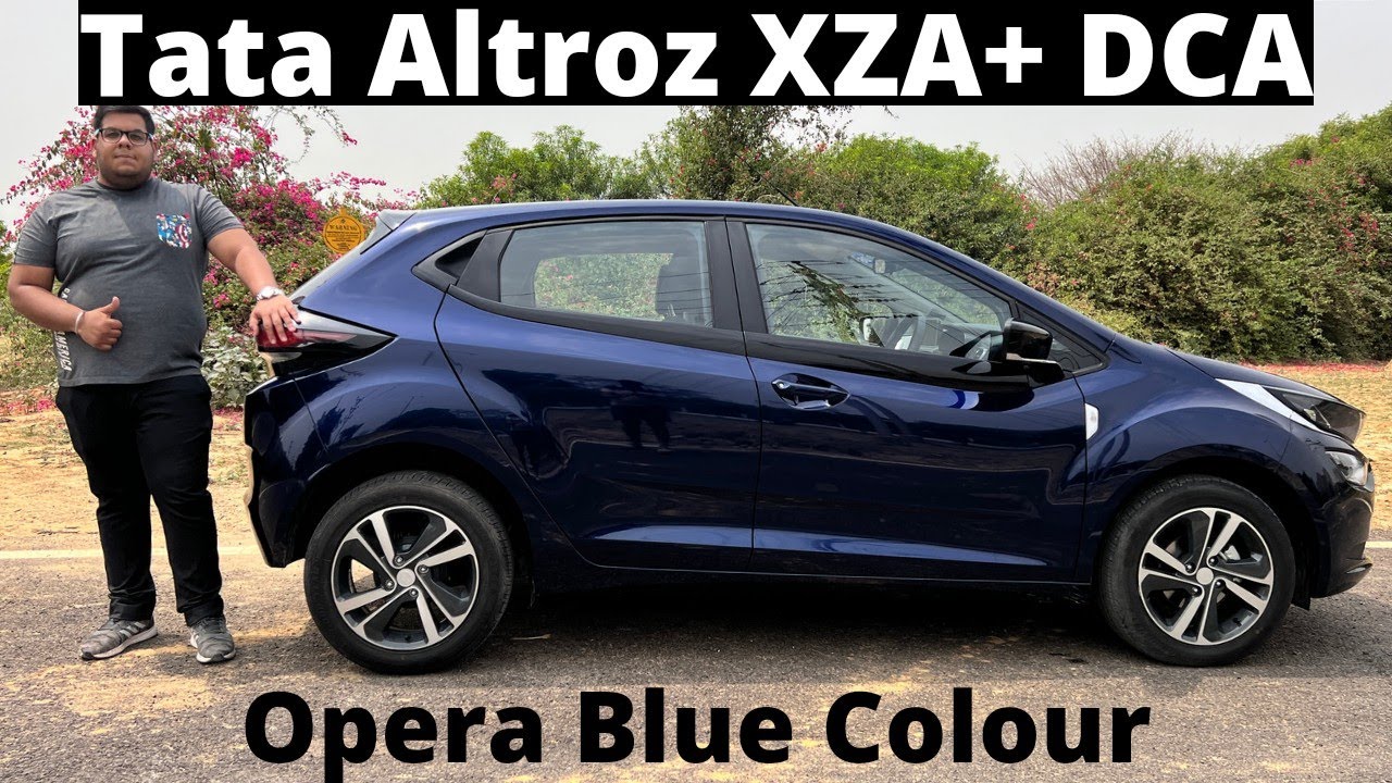 Tata Altroz DCA walkaround review | New opera blue colour | Better than competition? | 5🌟 Safety