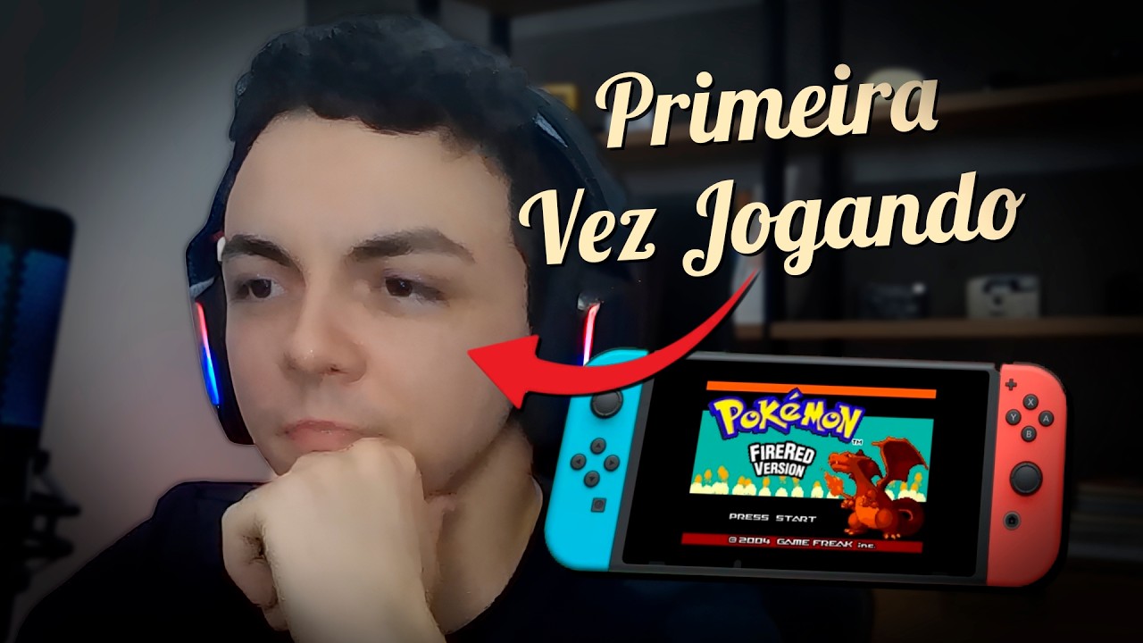 PRIMEIRA VEZ jogando POKÉMON FIRERED em 2026!