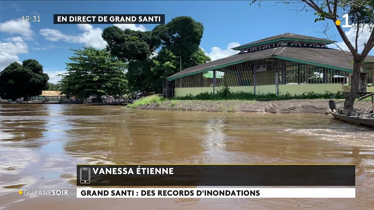 Grand-Santi : des records d'inondations