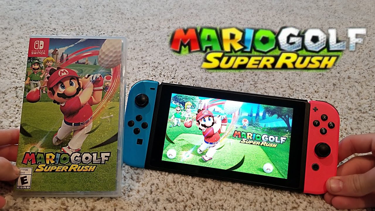 Распаковка и игровой процесс Mario Golf Super Rush