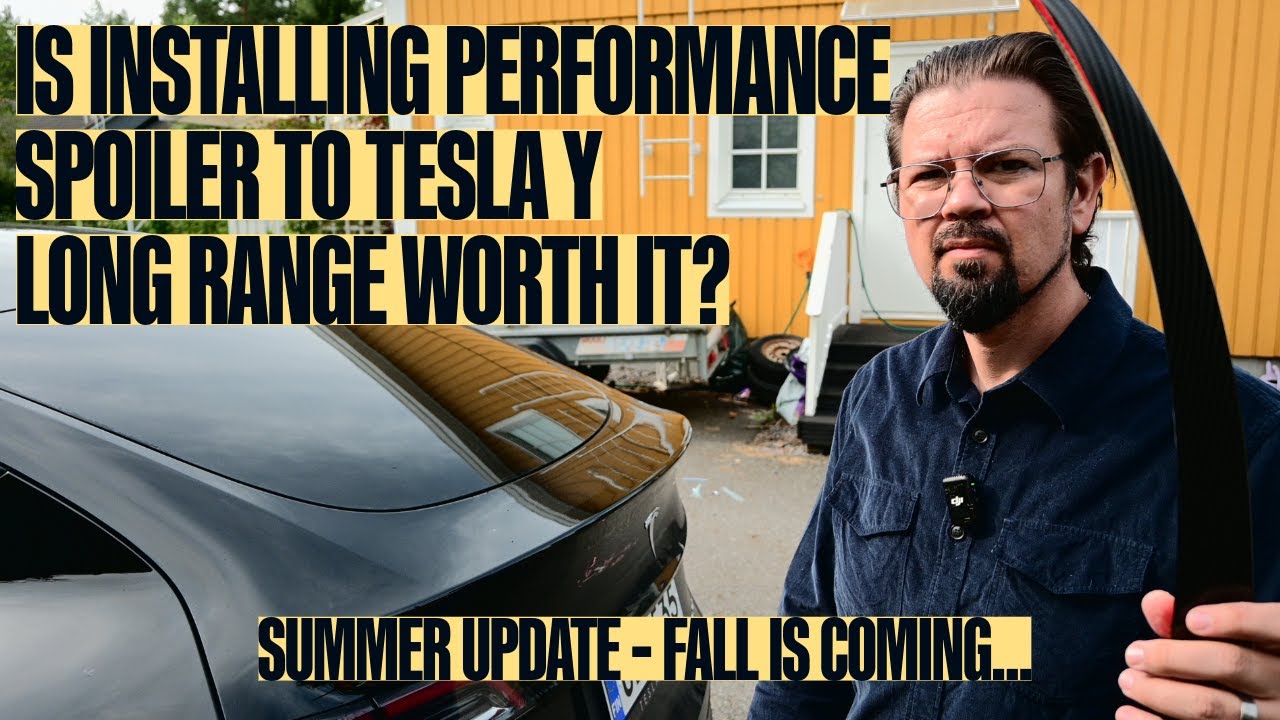 Installing Tesla Perfomance spoiler to Y LR - SUMMER UPDATE