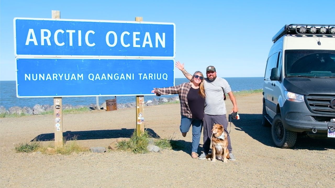 Driving Our Van to the ARCTIC OCEAN (The Dempster Highway to Tuktoyaktuk)