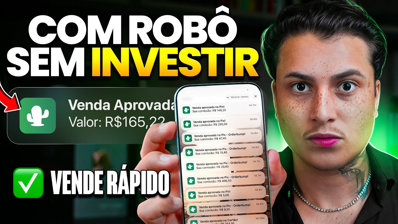 CAKTO + ROB&Ocirc; DE VENDAS: COMO VENDER NO AUTOM&Aacute;TICO SEM INVESTIR
