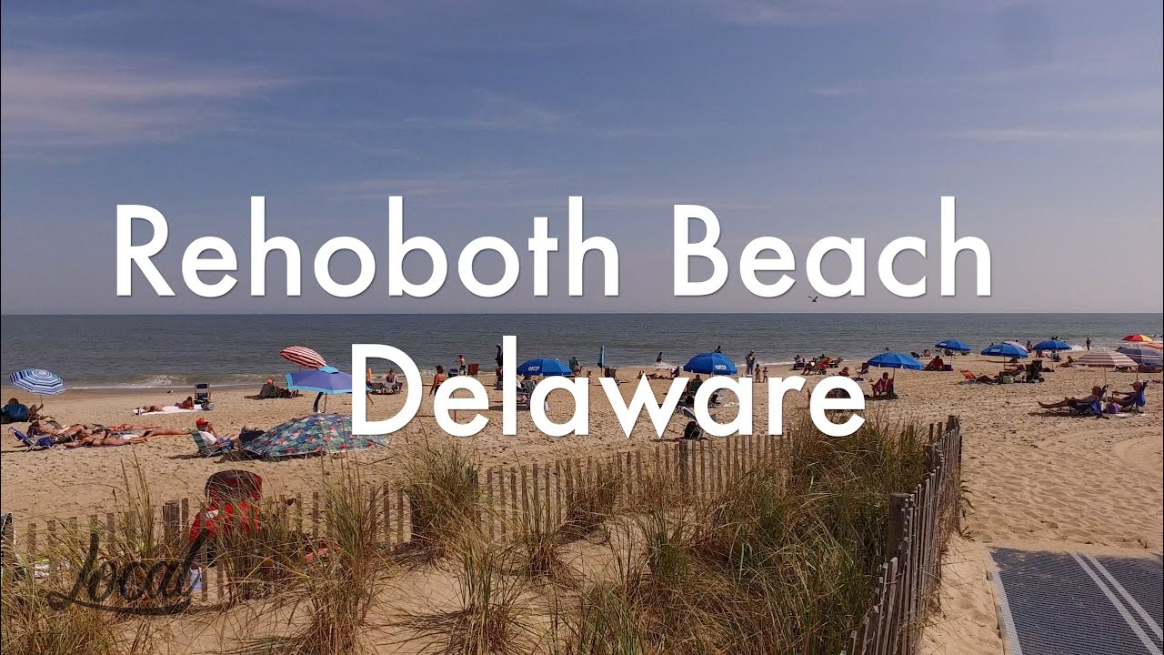 4k walking video tour -  Rehoboth Beach Delaware