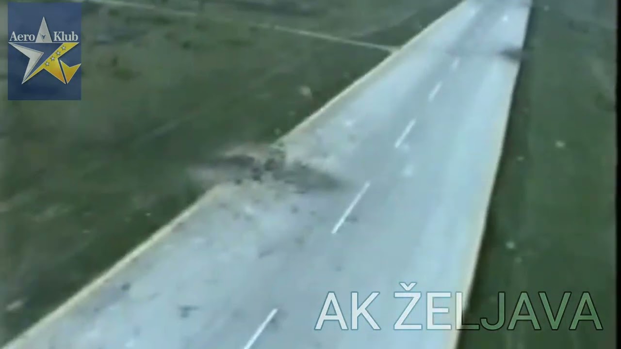 Željava,snimak iz helikoptera neposredno poslije uni&scaron;tavanja