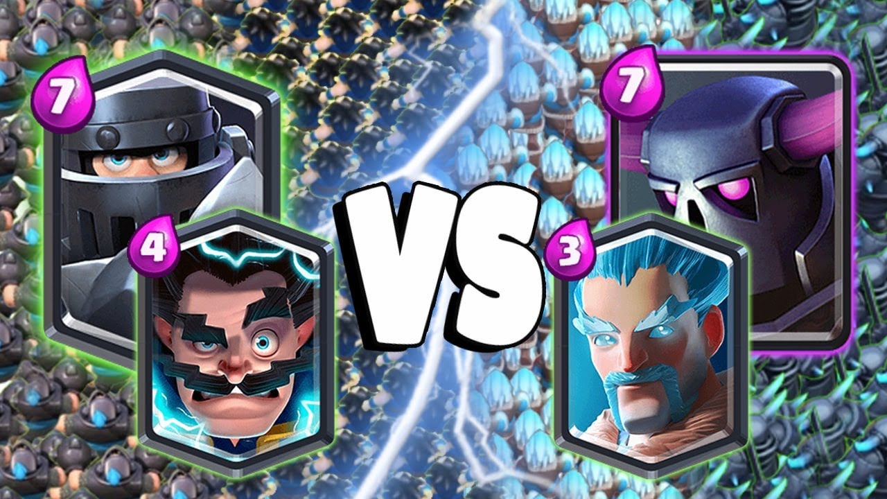 PEKKA + ICE WIZARD Vs MEGA KNIGHT + ELECTRO WIZARD | 2V2