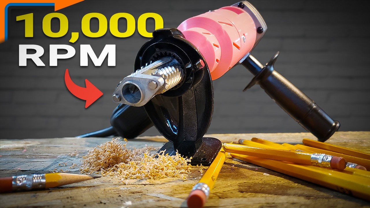 I Made the World's Fastest Pencil Sharpener