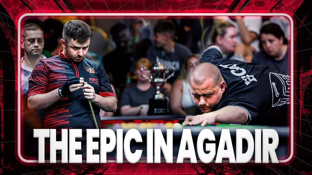 The EPIC in Agadir. Tom Cousins v Declan Brennan for the WEPF World Masters Championship Title.