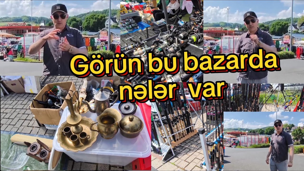 İkinci  əl bu bazarda görün nələr var . 🤦 Balıq həvəskarları yaxın oturun.😊