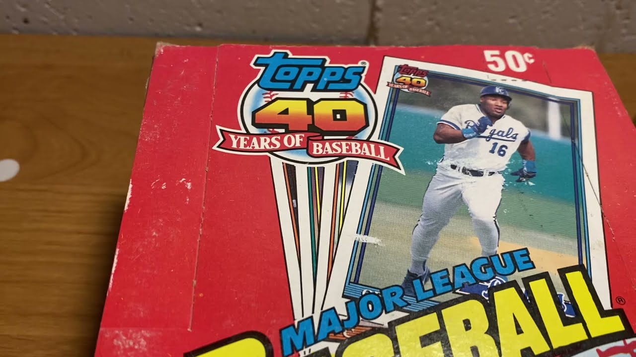 ASMR Slow Jamz: 1991 Topps Baseball Wax Packs, gum chewing, and a seance, apparently