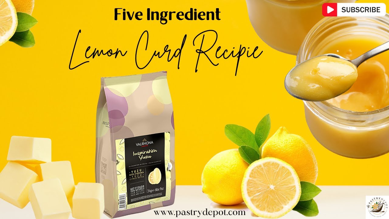 Pastry Chef Frances Coffey’s Perfect Lemon Curd with Valrhona Yuzu Inspiration ✨🍋