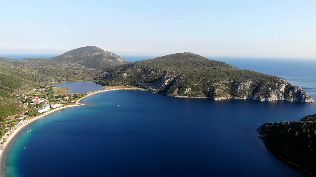 Porto Koufo - natural harbor and fishing village on Sithonia, Halkidiki, Greece