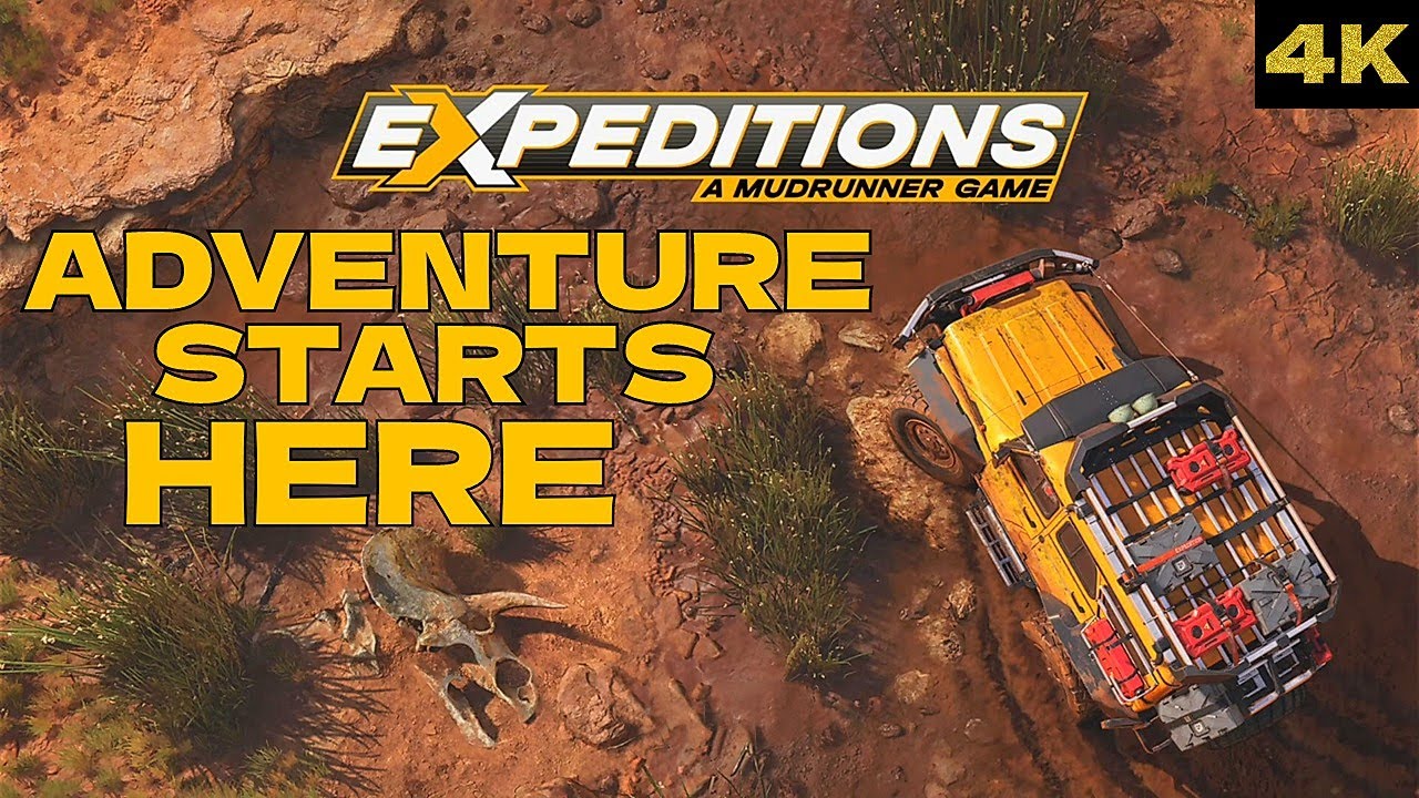 Первый взгляд на Expeditions: игра MudRunner [PS5 4K 60FPS] ПЕРВЫЕ 30 МИНУТ