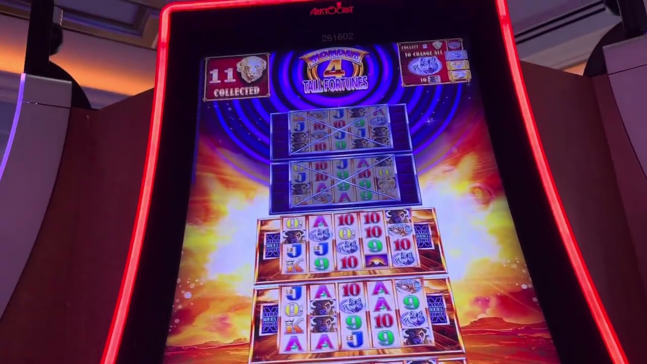 Aristocrat Wonder 4 Tall Fortunes Buffalo Gold Super Free Games #slots #buffaloslots 