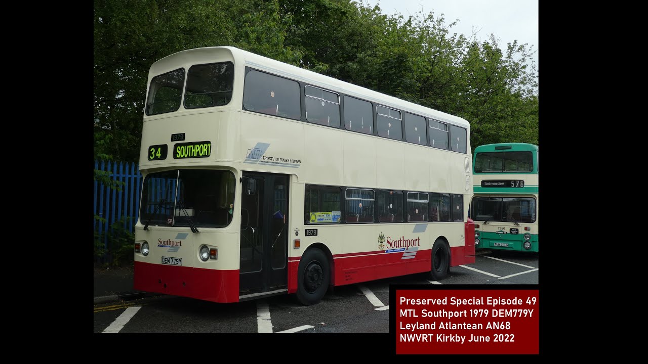 Recently Restored! MTL Southport | Leyland Atlantean 1979 DEM779Y | 97 to Page Moss | NWVRT Open Day