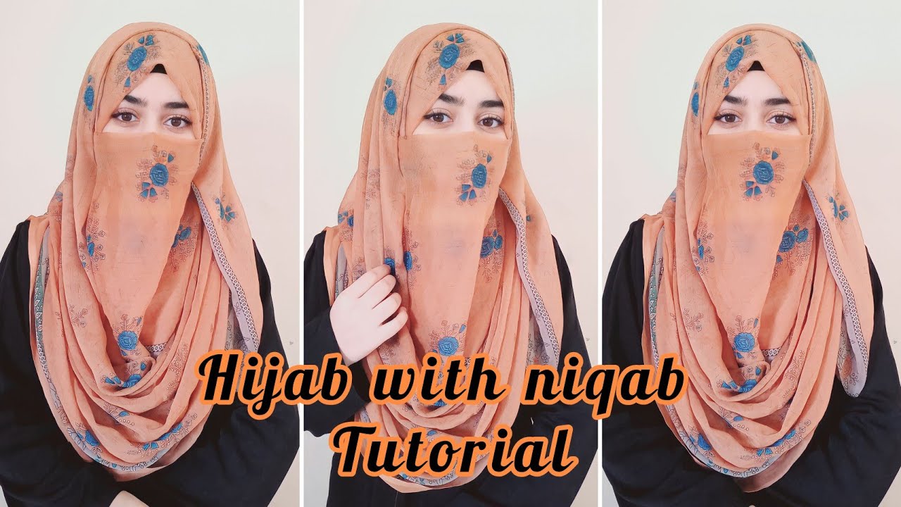 Hijab with Niqab Tutorial || Instant Hijab Style || Niqab Styles || zainab__