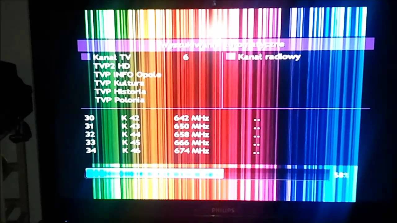 Opticum HD T90 - channel searching - wyszukiwanie kanalow DVBT Decoder (Tuner)