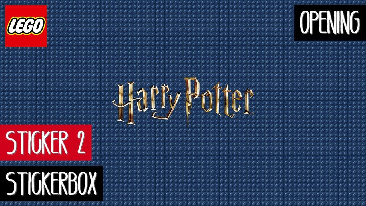 Opening LEGO Harry Potter Sticker - Serie 2: Stickerbox