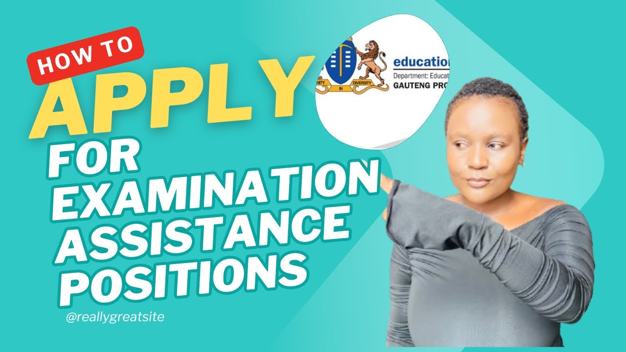 How to Apply for Education Assistant Step by Step Guide #EducationAssistant #GDE #SAYouth&rdquo;