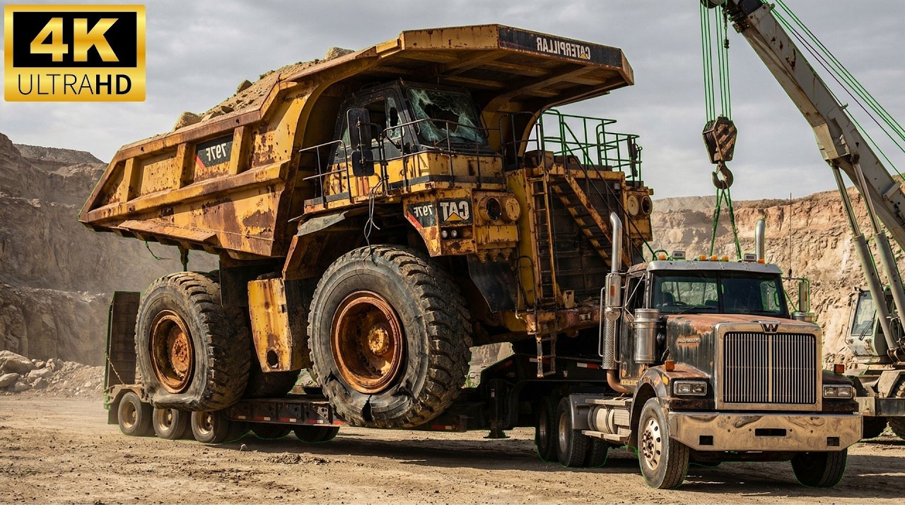 RESTORING CATERPILLAR 797F DUMP TRUCK ABANDONED IN A CANYON FOR 24 YEARS | FULL RESTORATION PROCESS