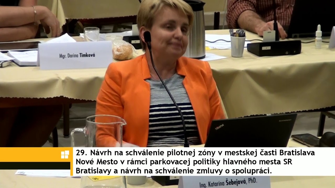 8. Zasadnutie Miestneho zastupiteľstva MČ Bratislava Nové Mesto (2018 - 2022) časť 14